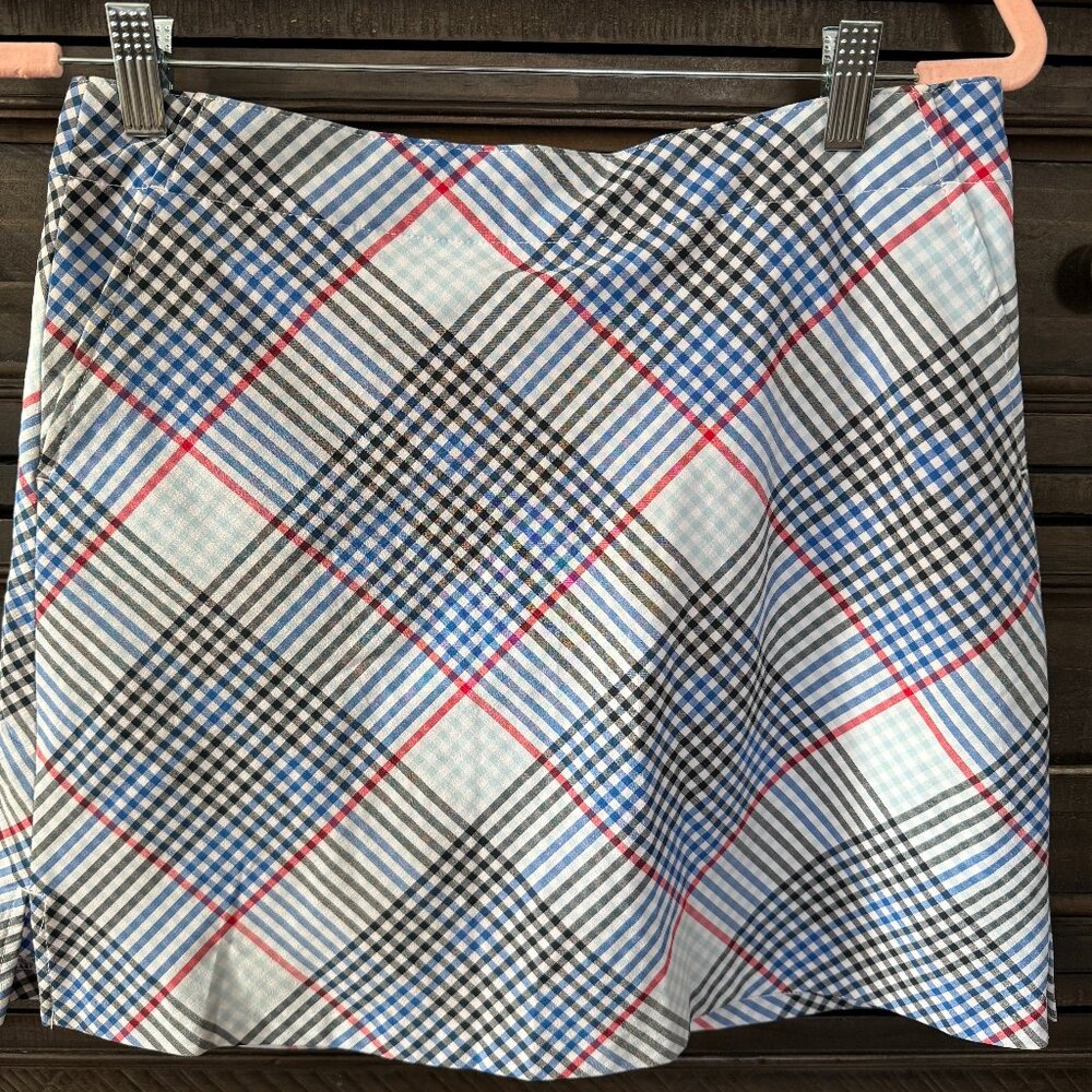 Lady Hagen Plaid Golf Skort